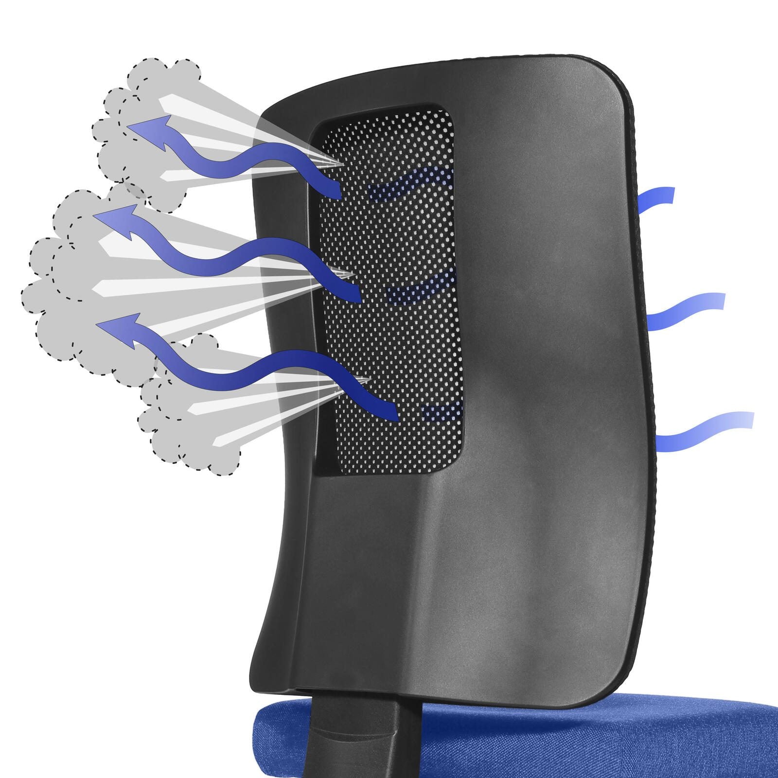 Topstar Bürostuhl Sitness Open X DLX N – blau/schwarz