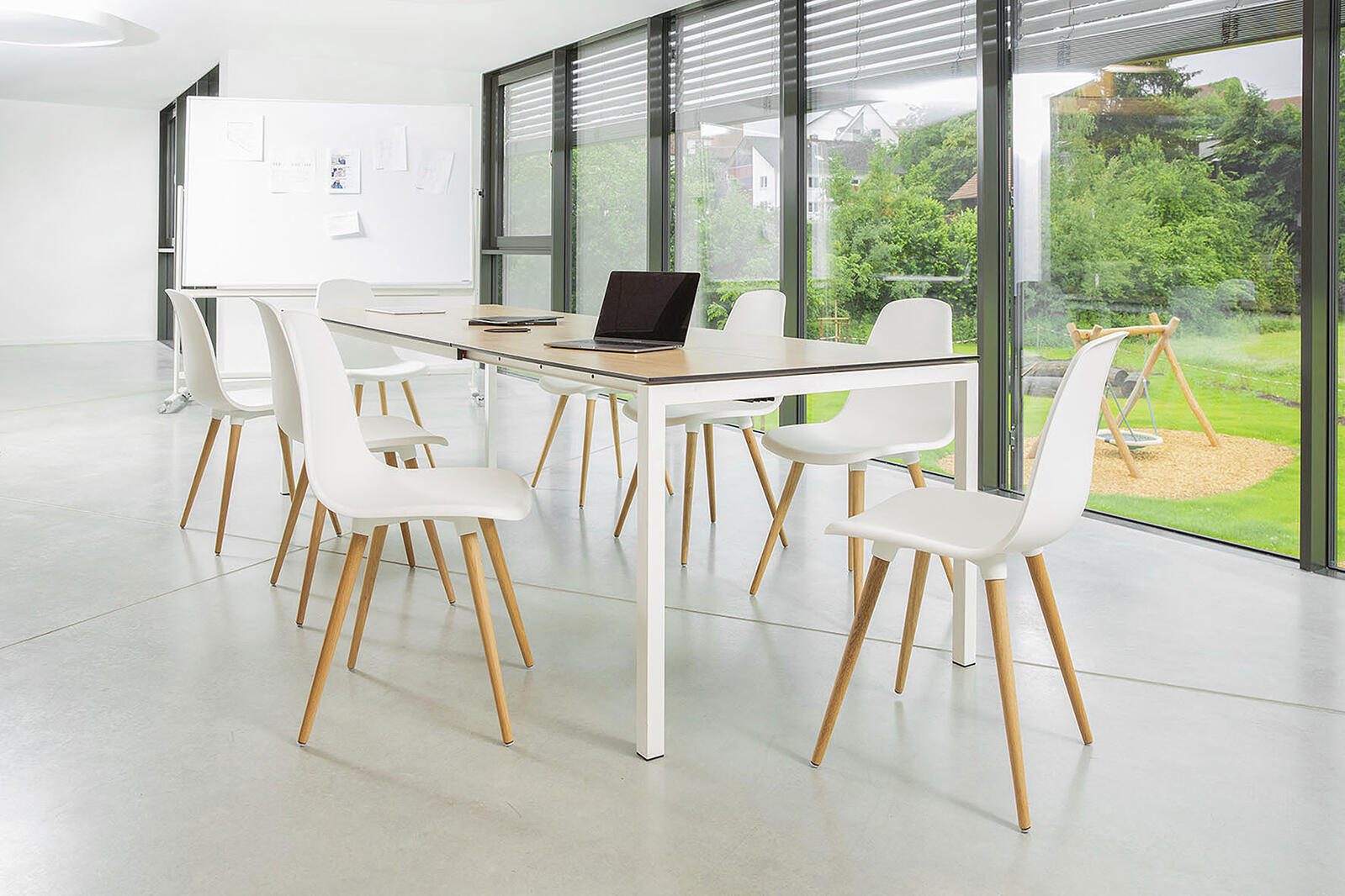 Topstar Besucherstuhl T 2020 weiß/Holz