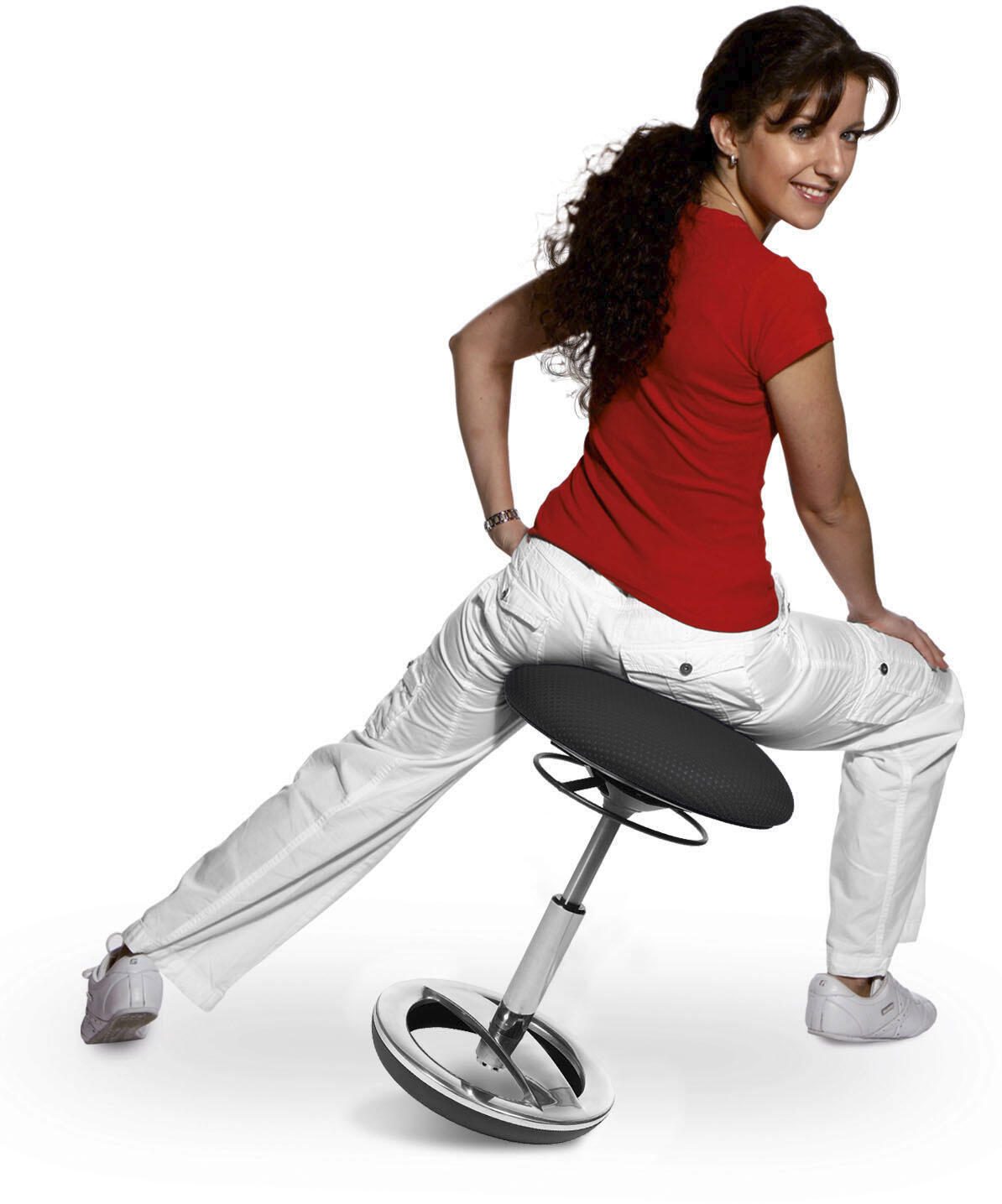Topstar Hocker Sitness High Bob schwarz