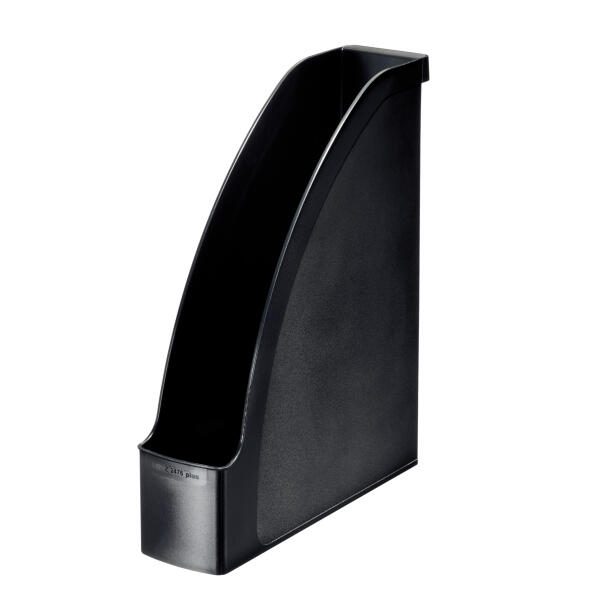 LEITZ Stehsammler Polystyrol schwarz , DIN A4