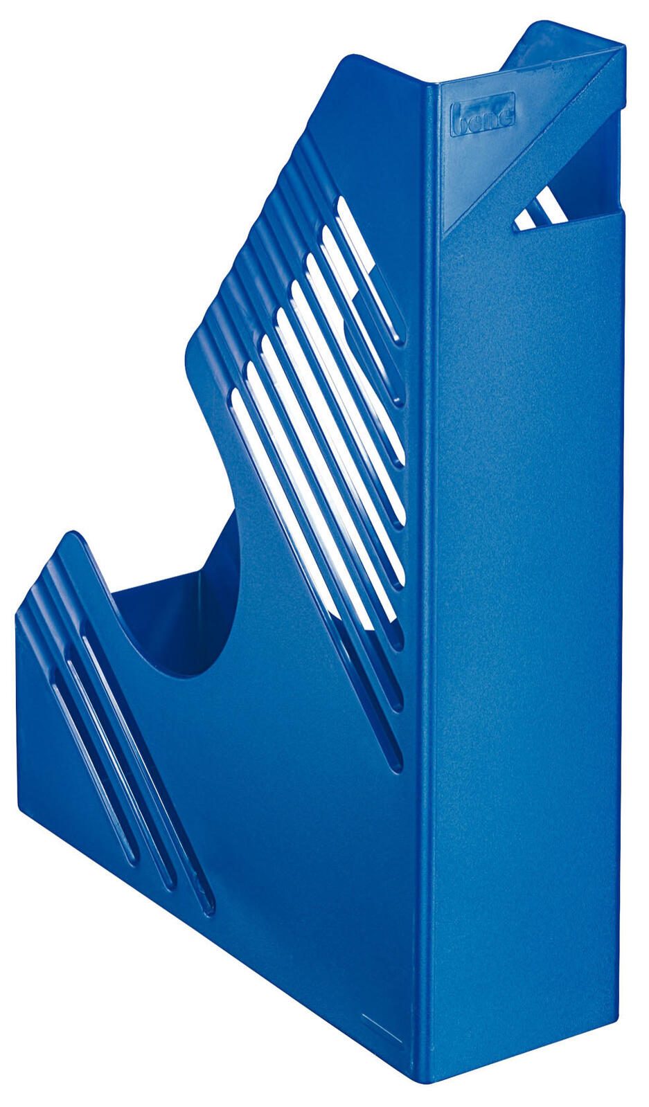 bene Stehsammler Polystyrol blau , DIN A4