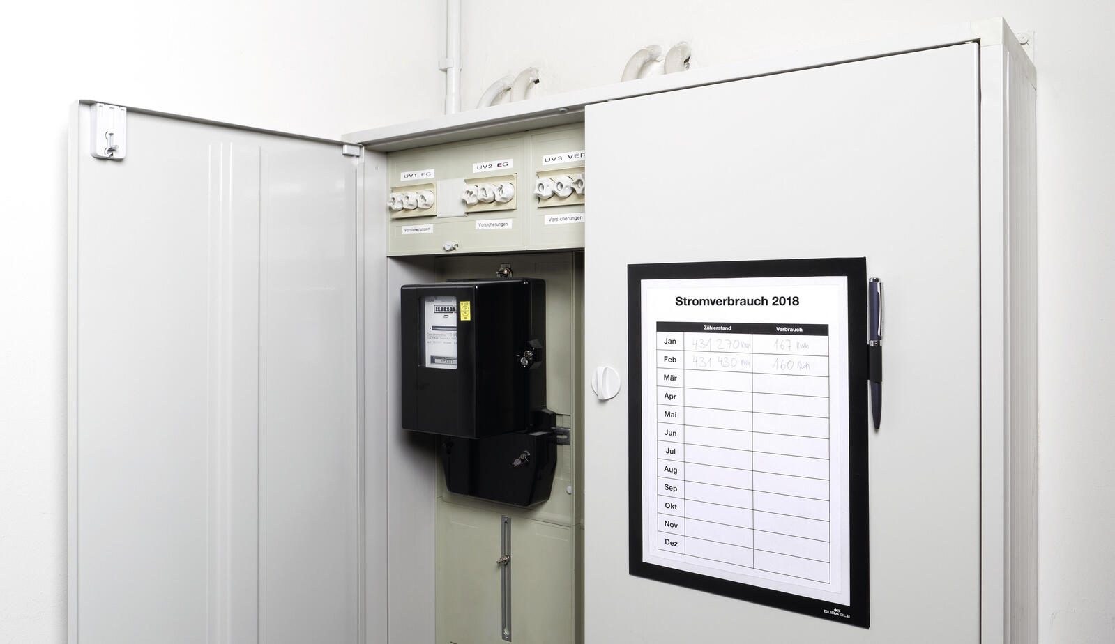 DURABLE Magnetrahmen A4 schwarz