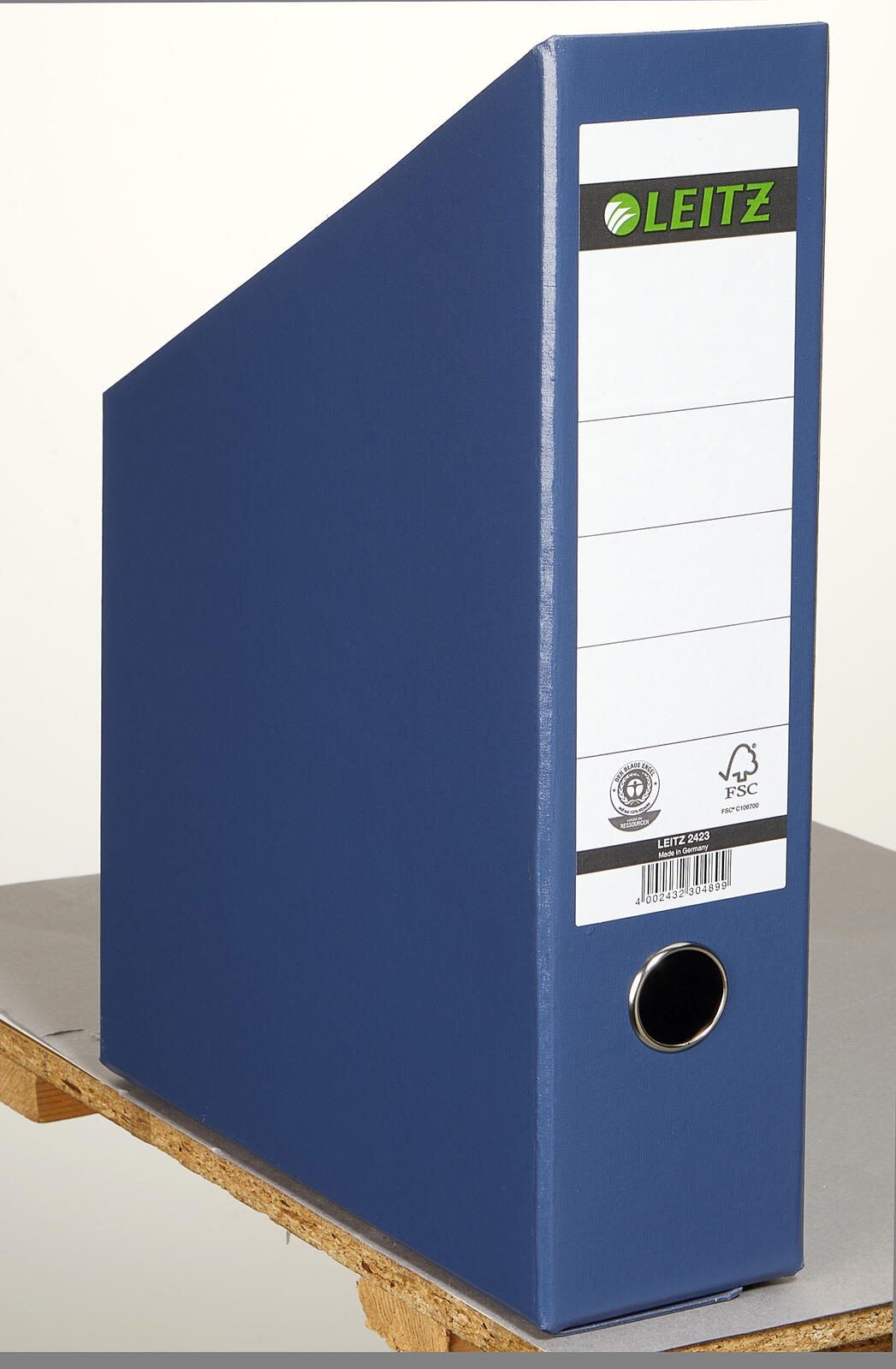 LEITZ Stehsammler Karton blau , DIN A4