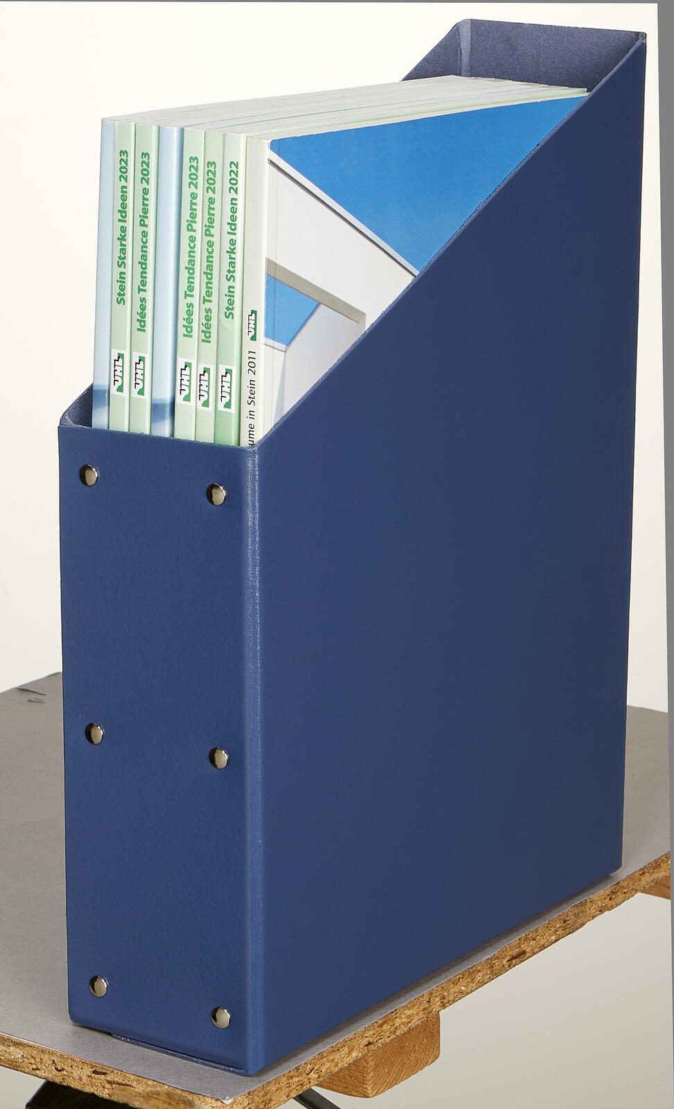 LEITZ Stehsammler Karton blau , DIN A4