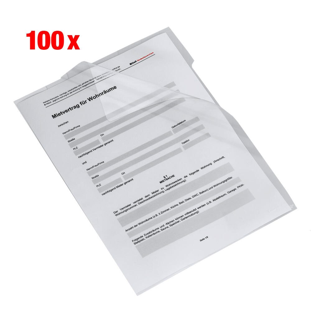 bene Sichthüllen DIN A4 transparent