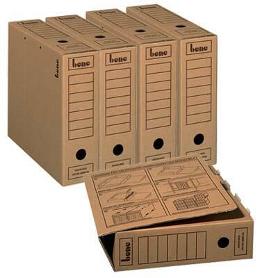 bene Archivboxen für Ordner 8,0 x 29,0 x 33,0 cm