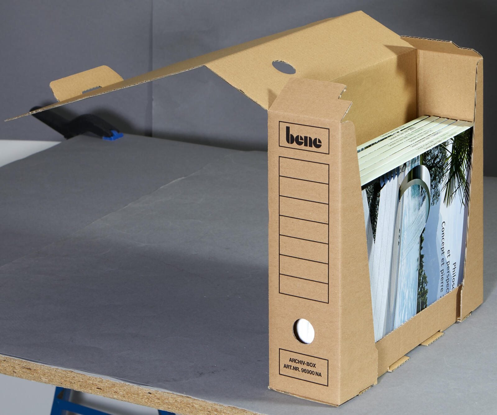 bene Archivboxen für Ordner 8,0 x 29,0 x 33,0 cm