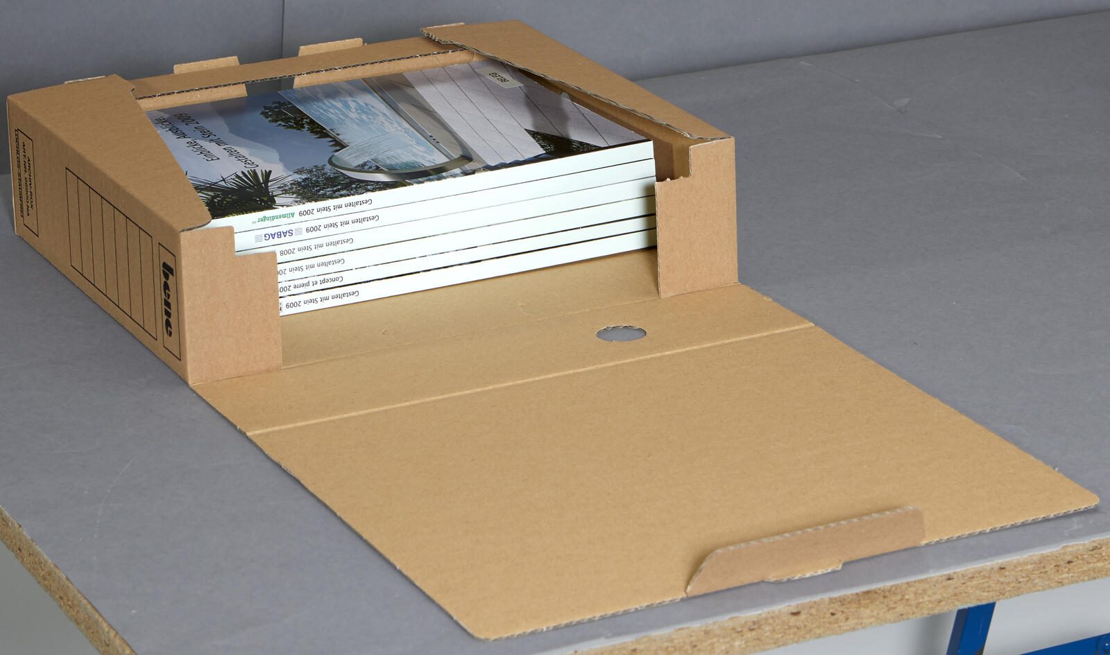 bene Archivboxen für Ordner 8,0 x 29,0 x 33,0 cm