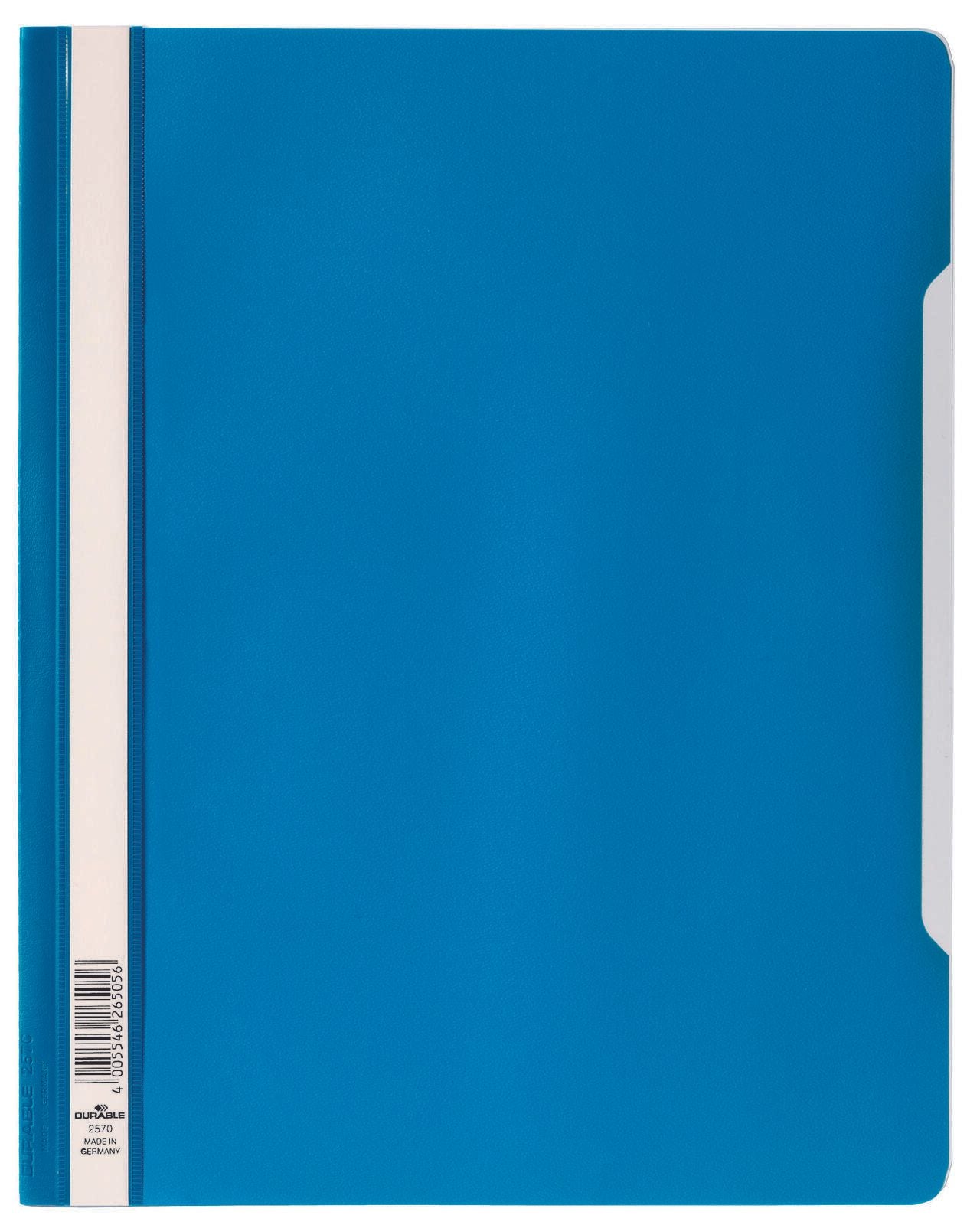 DURABLE Schnellhefter DIN A4 überbreit PVC-Hartfolie blau
