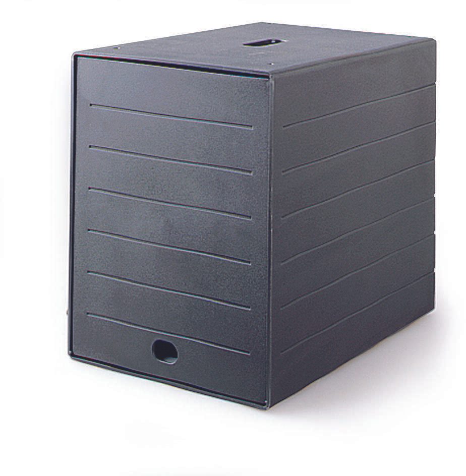 DURABLE Schubladenbox 1712001060 DIN C4 25,0 x 36,5 x 32,2 cm