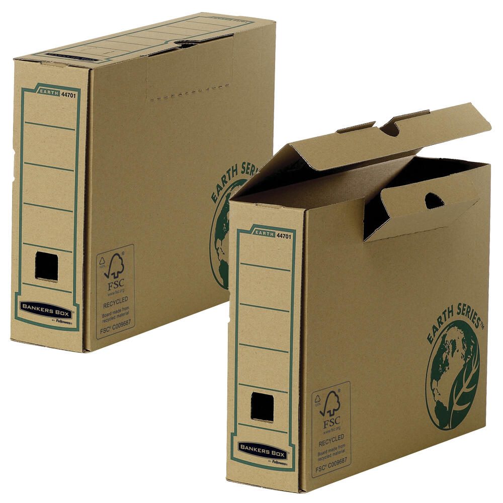 Bankers Box Archivboxen für lose Dokumente 8,0 x 31,9 x 25,4 cm