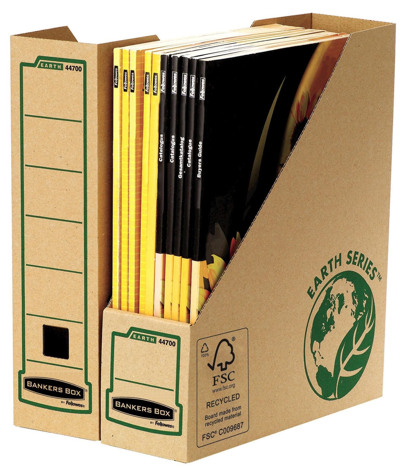 Bankers Box Archiv-Stehsammler Wellpappe braun , DIN A4
