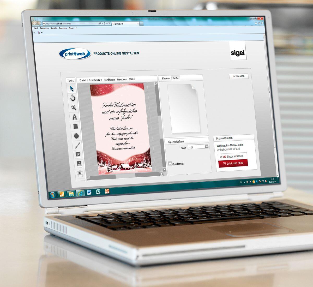 SIGEL Weihnachtsbriefpapier DIN A4 90 g/m²
