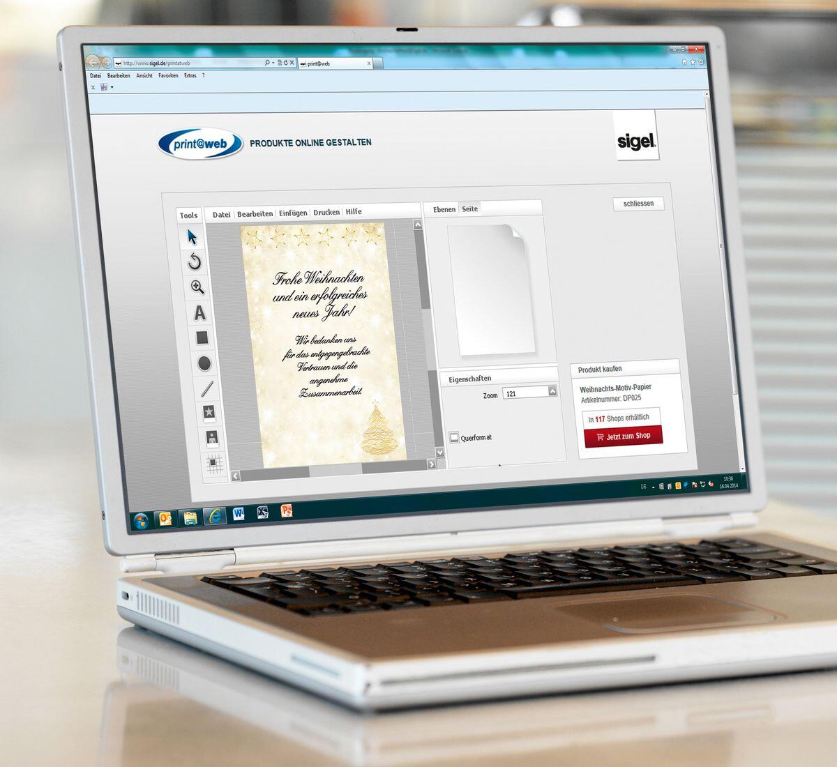 SIGEL Weihnachtsbriefpapier DIN A4 90 g/m²