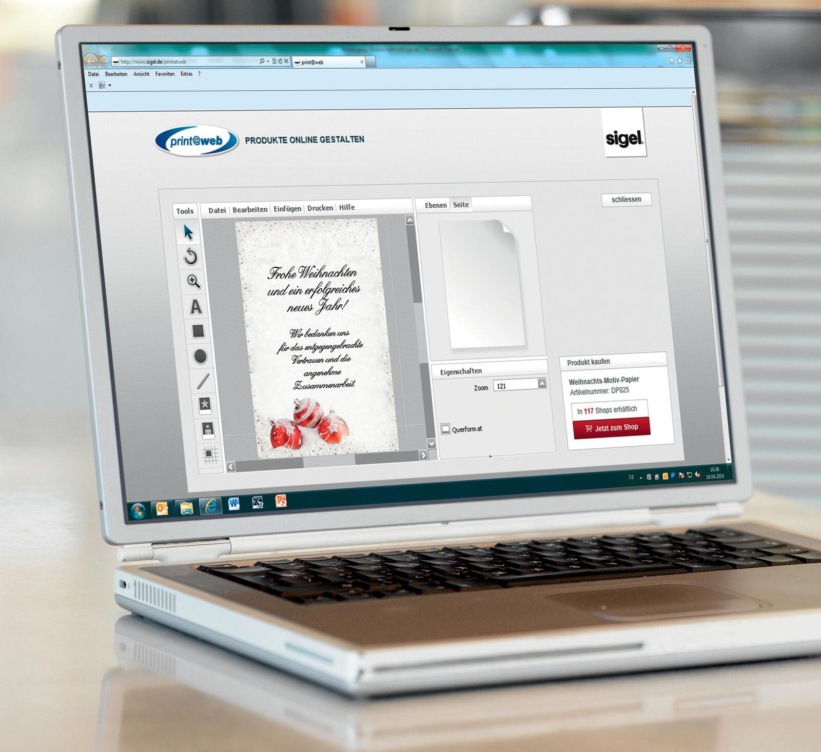 SIGEL Weihnachtsbriefpapier DIN A4 90 g/m²