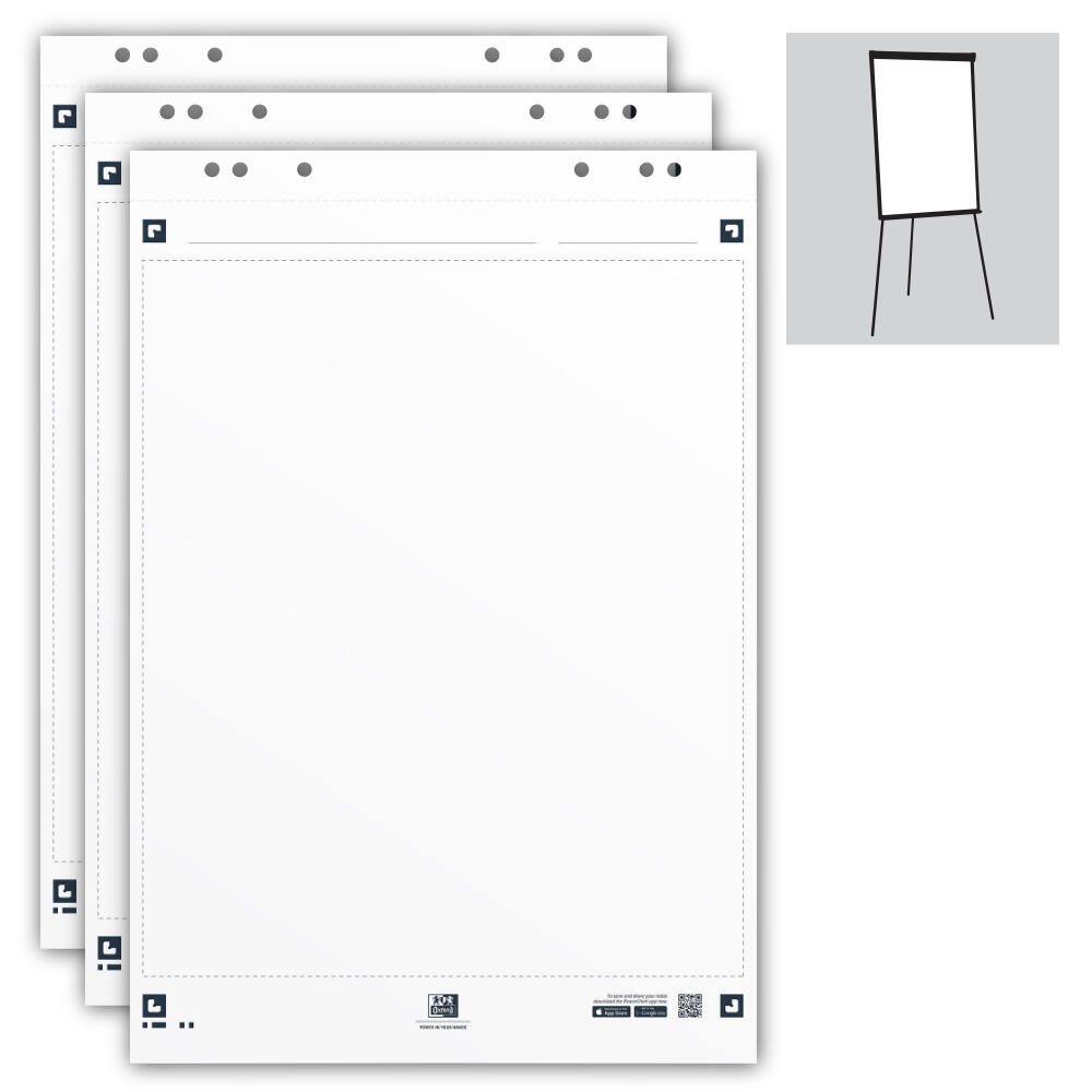 OXFORD Flipchart-Papier 90 g/m²