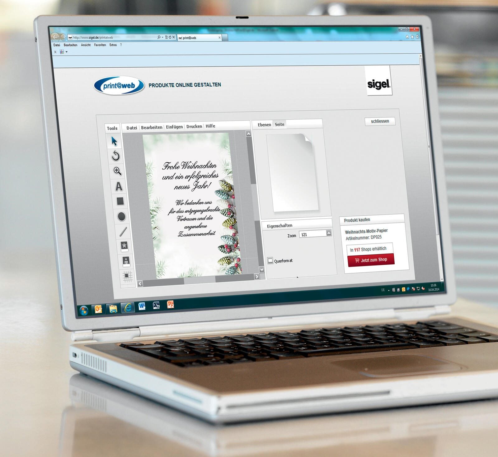 SIGEL Weihnachtsbriefpapier DIN A4 90 g/m²