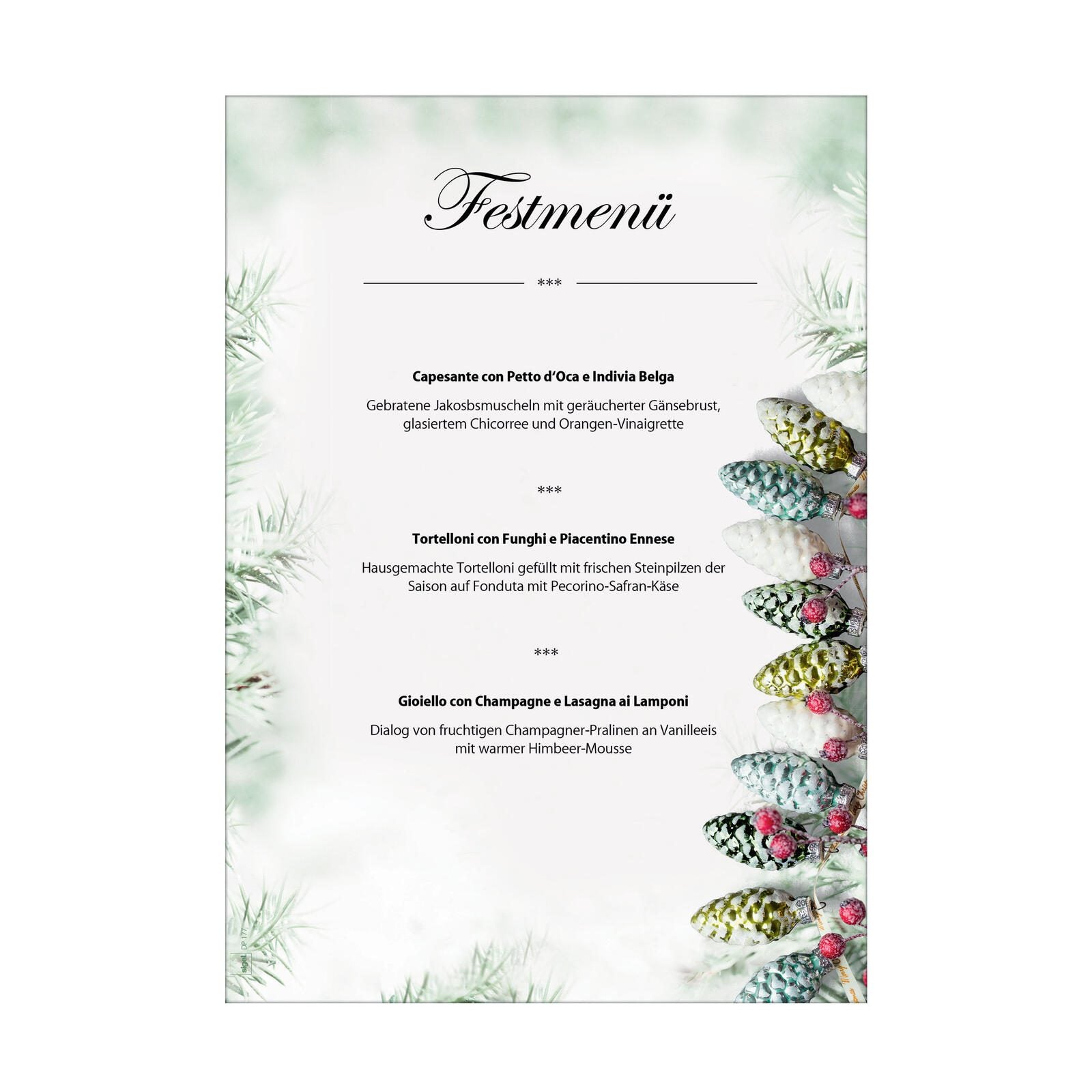 SIGEL Weihnachtsbriefpapier DIN A4 90 g/m²