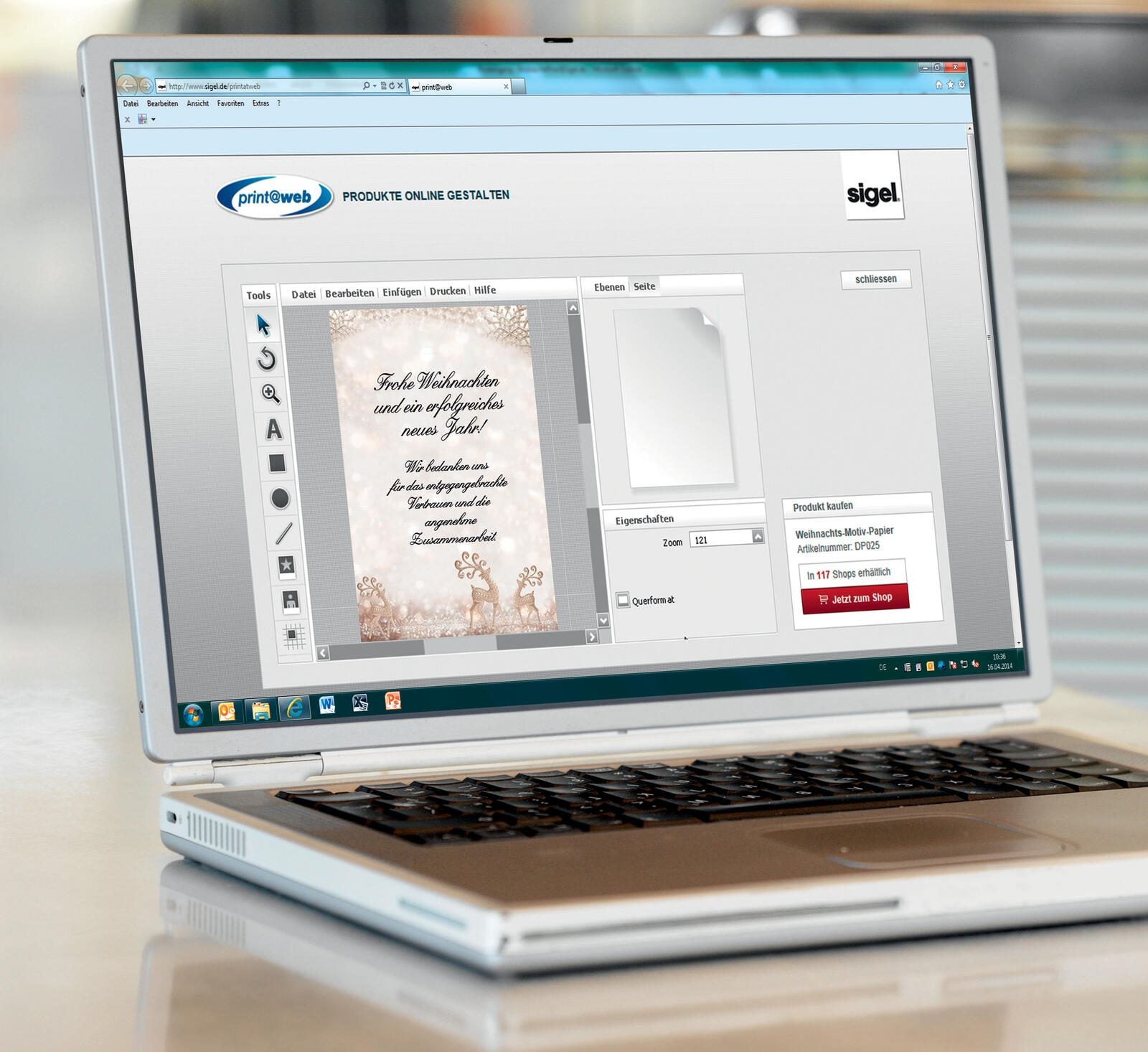 SIGEL Weihnachtsbriefpapier DIN A4 90 g/m²