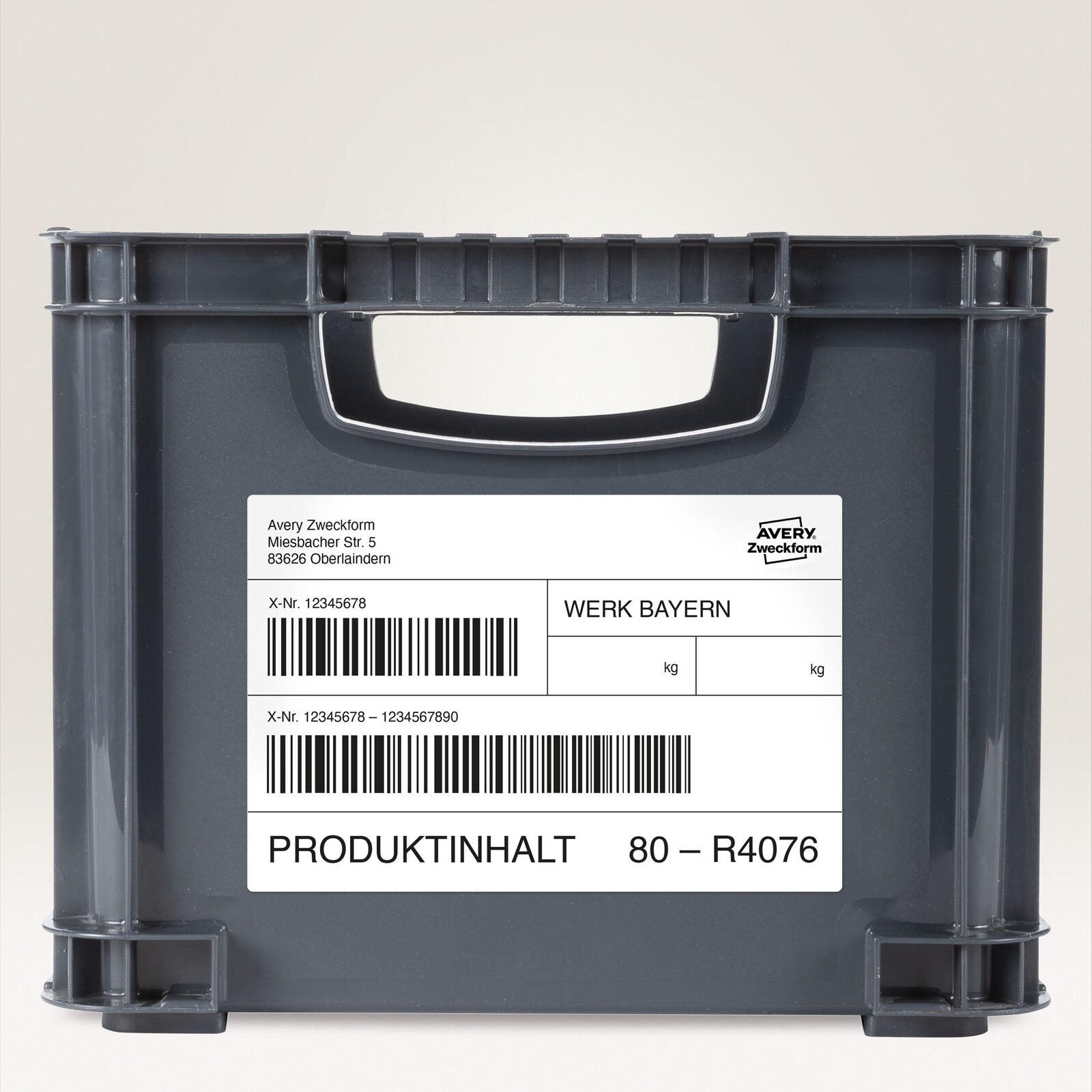 AVERY Zweckform wetterfeste Folienetiketten 210,0 x 148,0 mm