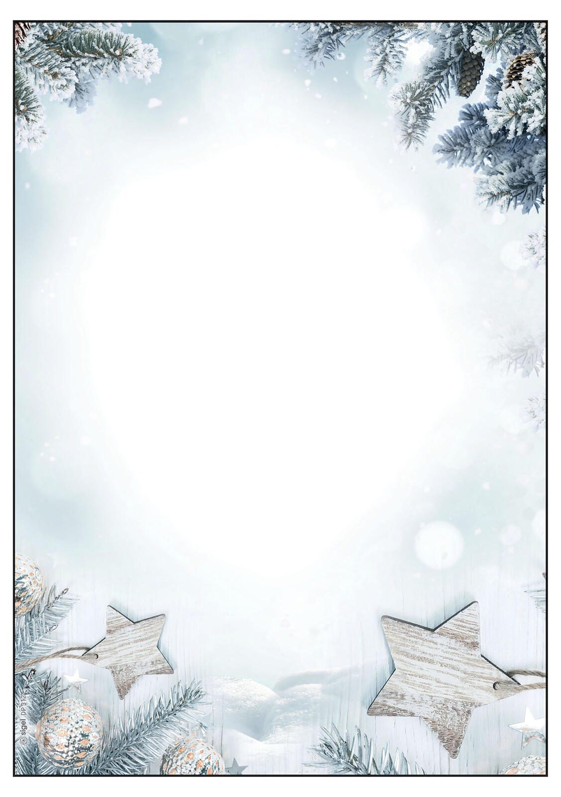 SIGEL Weihnachtsbriefpapier DIN A4 90 g/m²