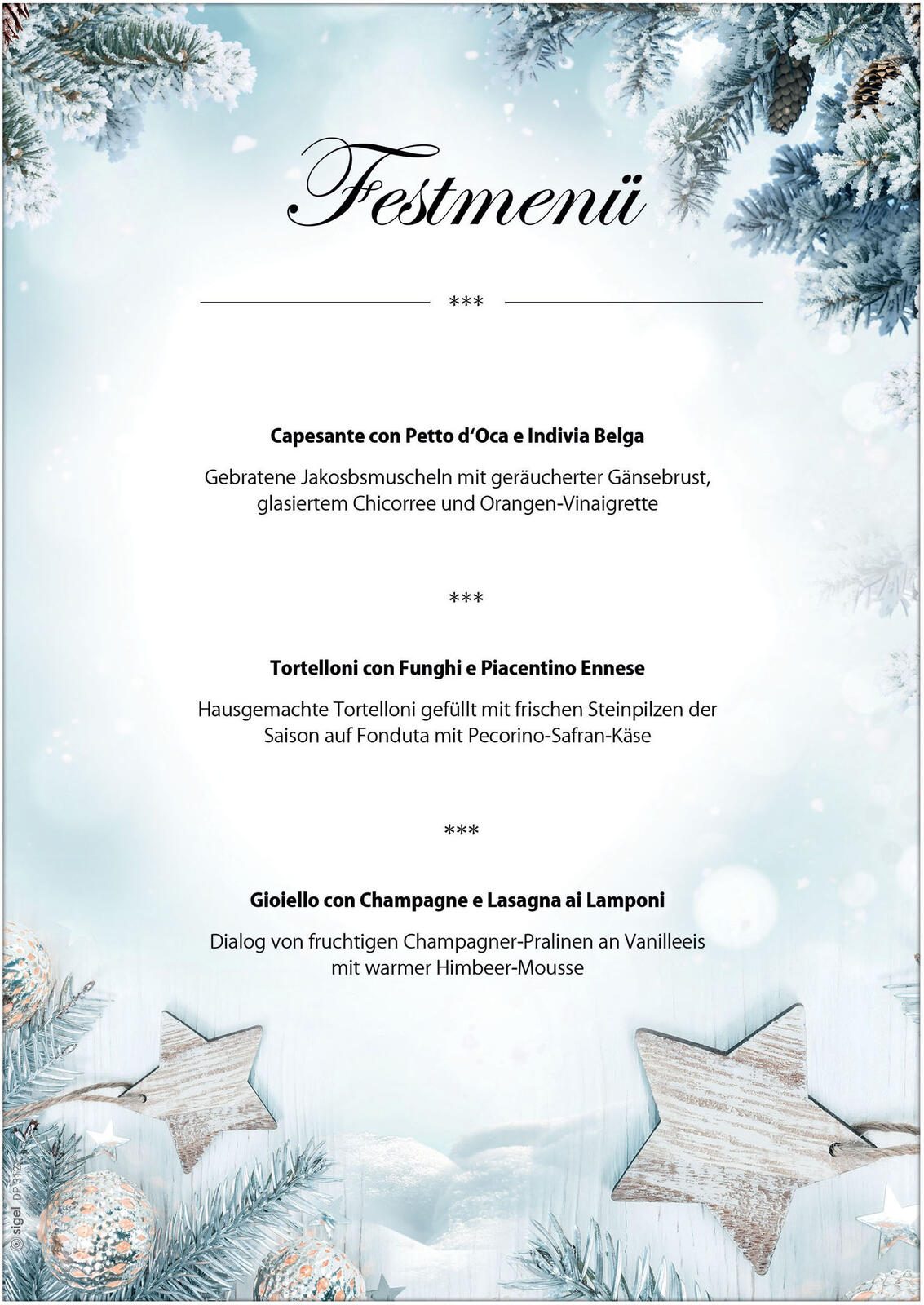 SIGEL Weihnachtsbriefpapier DIN A4 90 g/m²