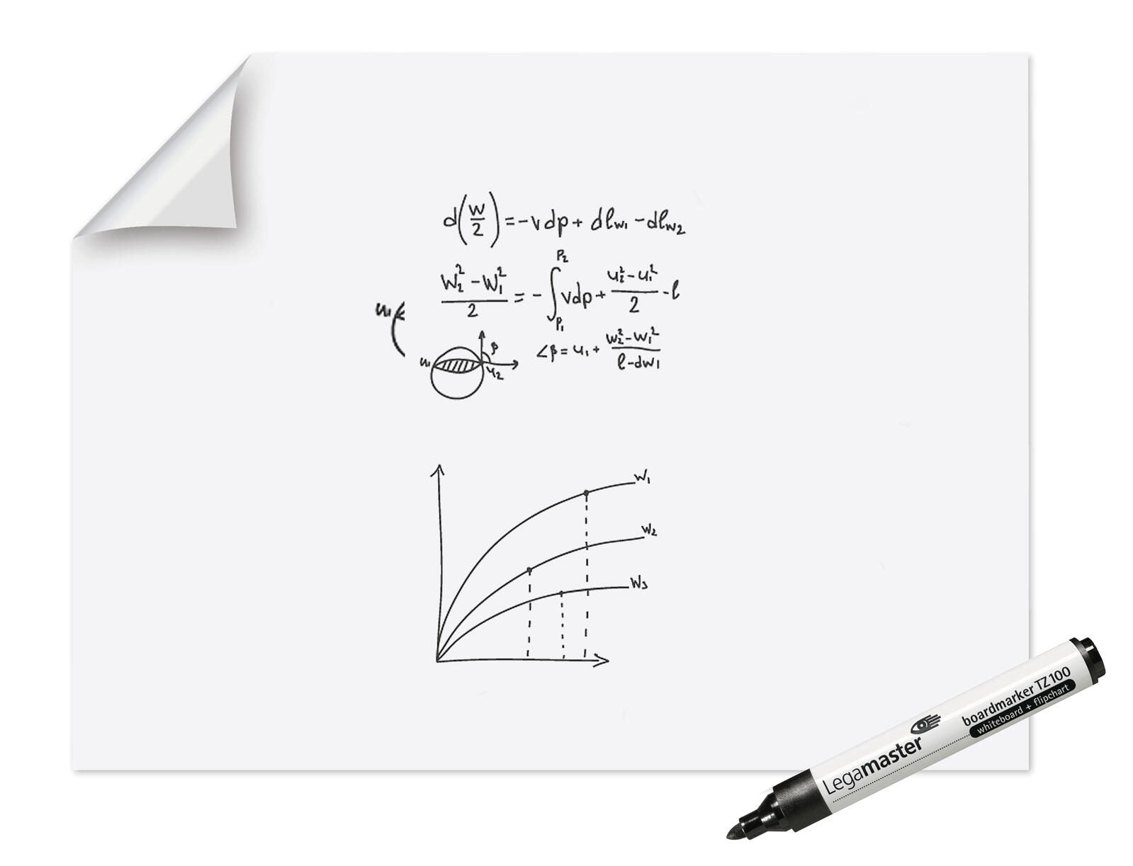 Legamaster Flipchart-Folie 90,0 x 120,0 cm