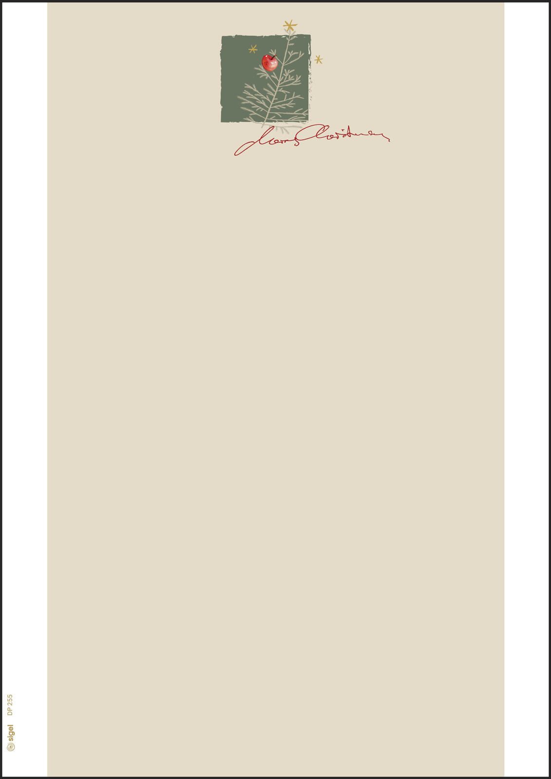 SIGEL Weihnachtsbriefpapier DIN A4 90 g/m²