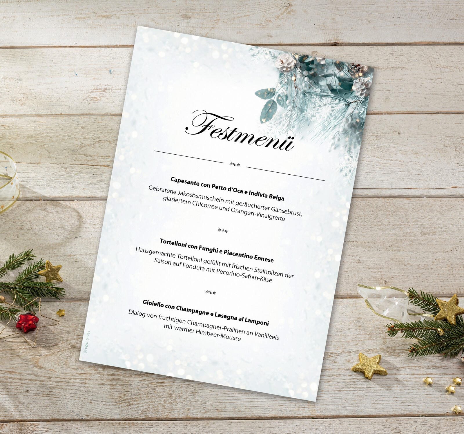 SIGEL Weihnachtsbriefpapier DIN A4 90 g/m²