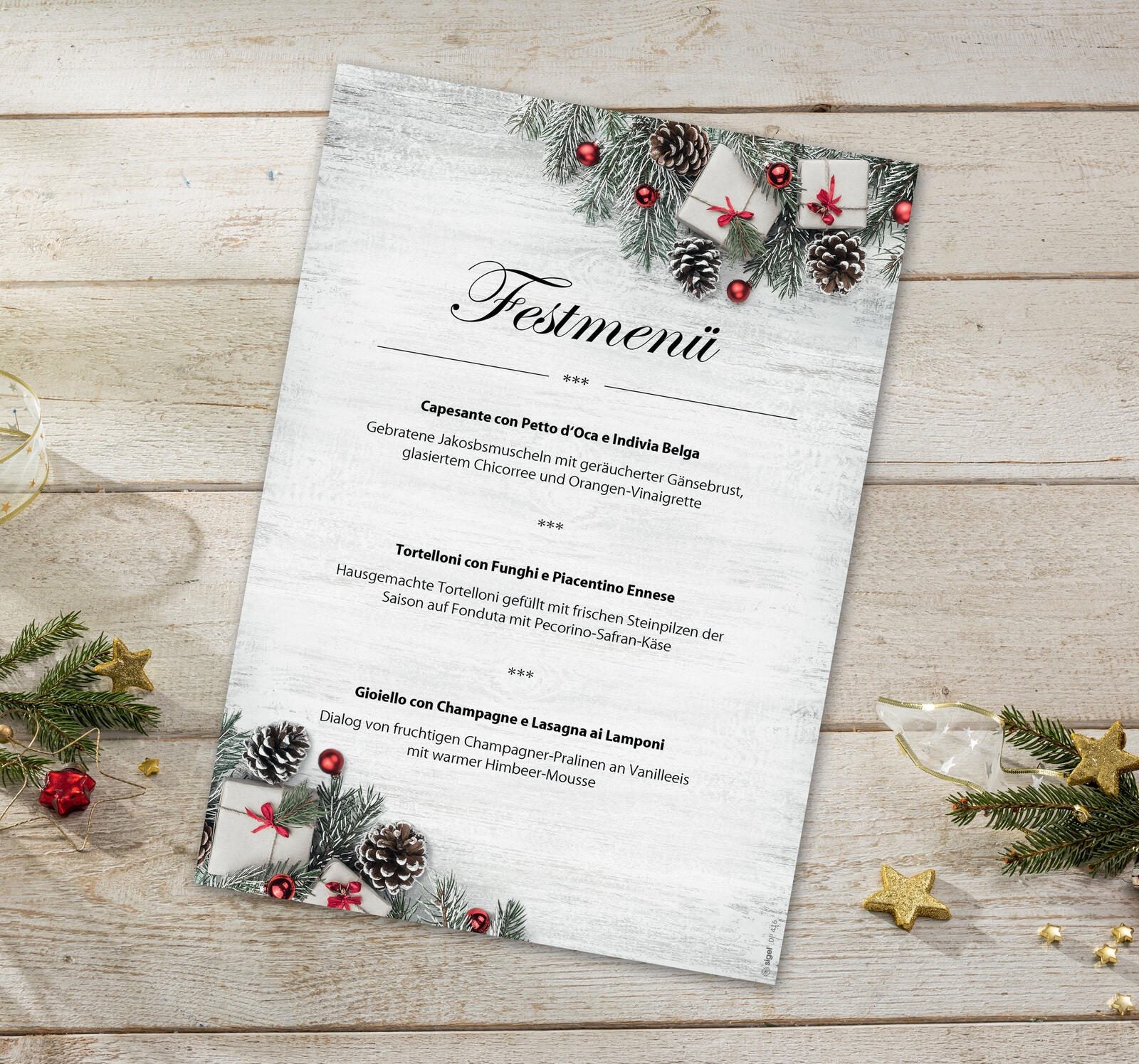 SIGEL Weihnachtsbriefpapier DIN A4 90 g/m²