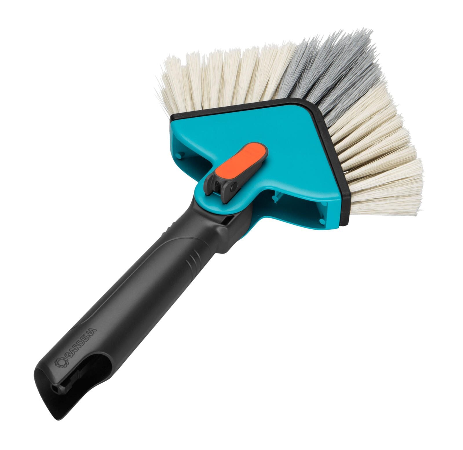 GARDENA Besenkopf hochwertige Besteckung türkis/schwarz