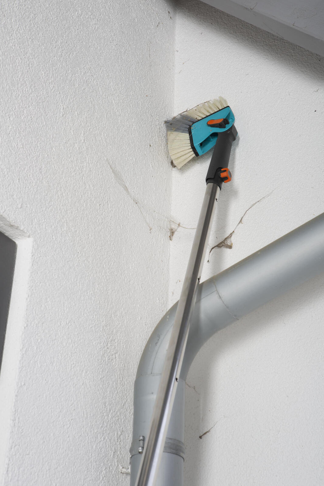 GARDENA Besenkopf hochwertige Besteckung türkis/schwarz