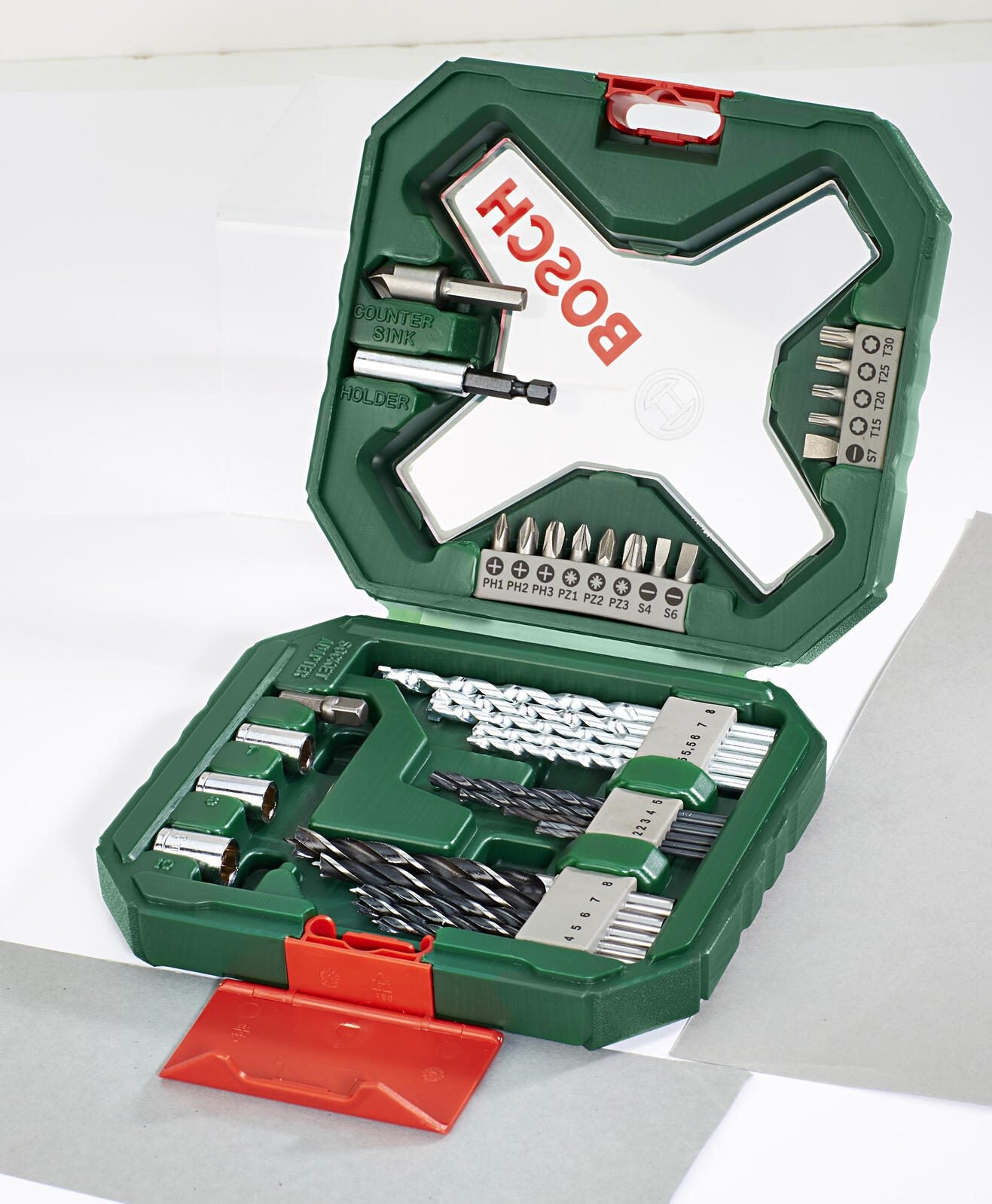 BOSCH Bohrer- und Bit-Set X-Line Classic 34-teilig