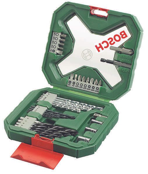 BOSCH Bohrer- und Bit-Set X-Line Classic 34-teilig