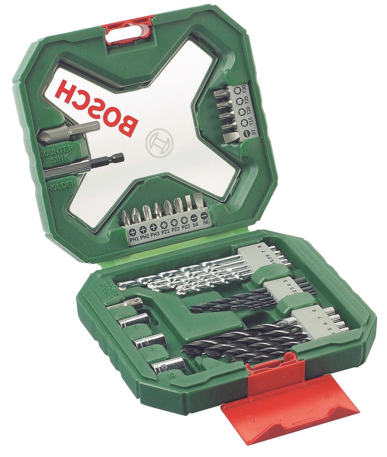 BOSCH Bohrer- und Bit-Set X-Line Classic 34-teilig