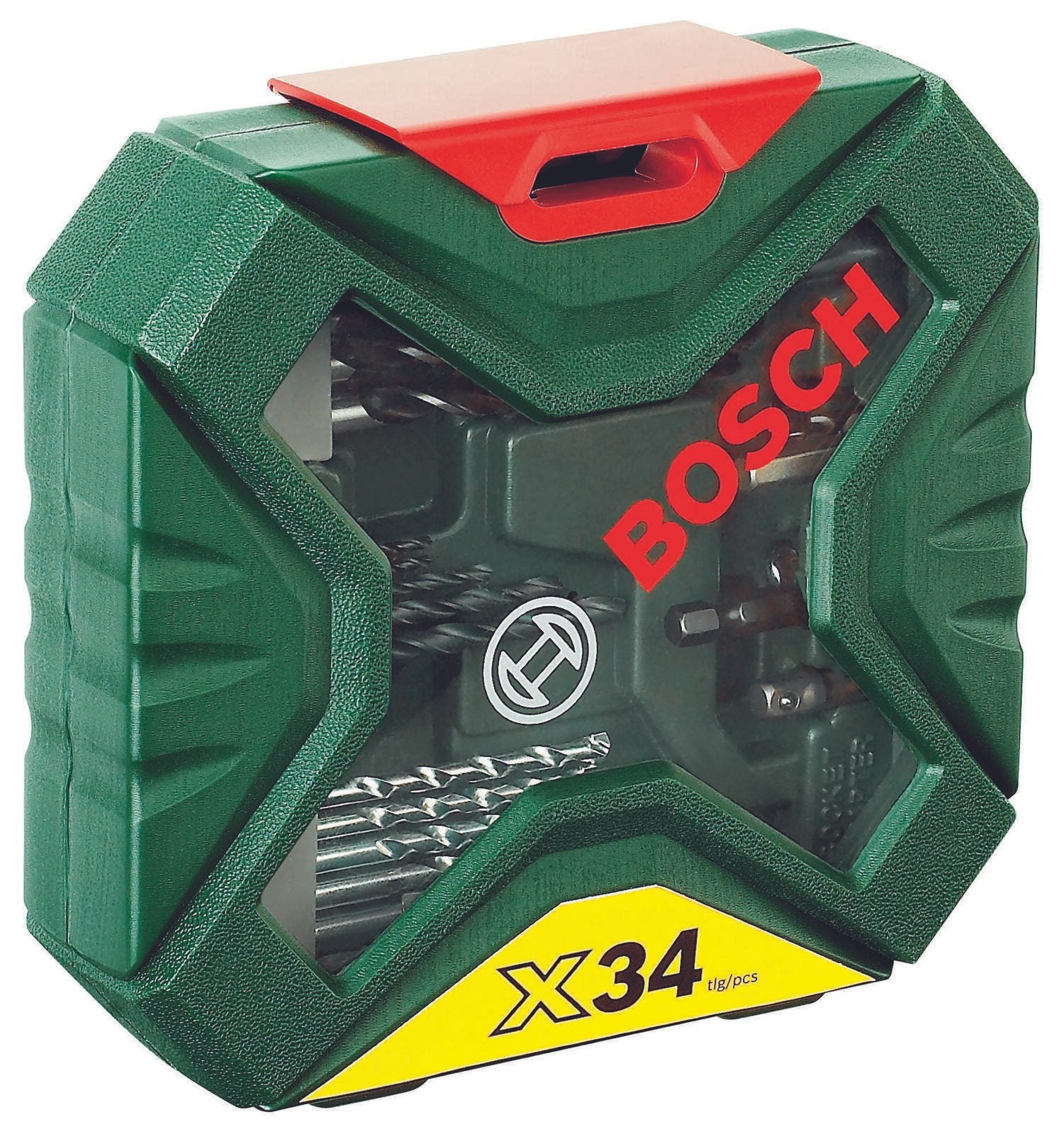 BOSCH Bohrer- und Bit-Set X-Line Classic 34-teilig