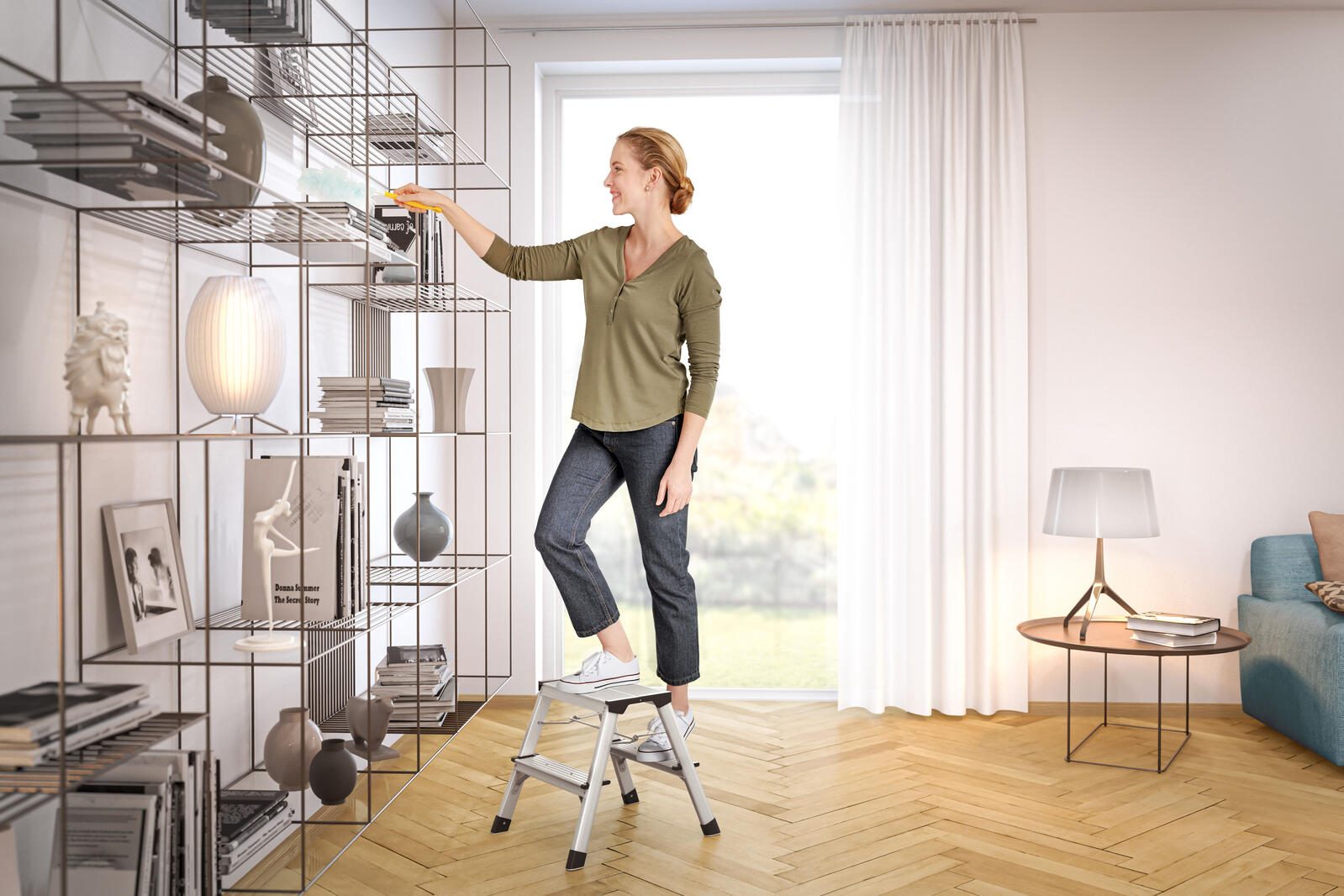Hailo D60 StandardLine Klapptritt 2 Stufe, H: 40 cm
