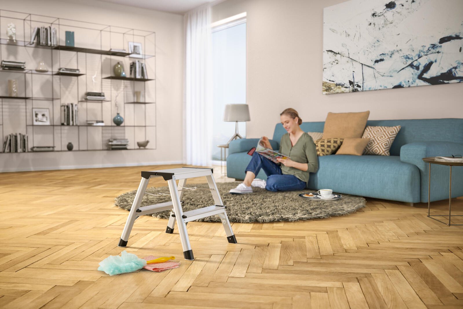 Hailo D60 StandardLine Klapptritt 2 Stufe, H: 40 cm