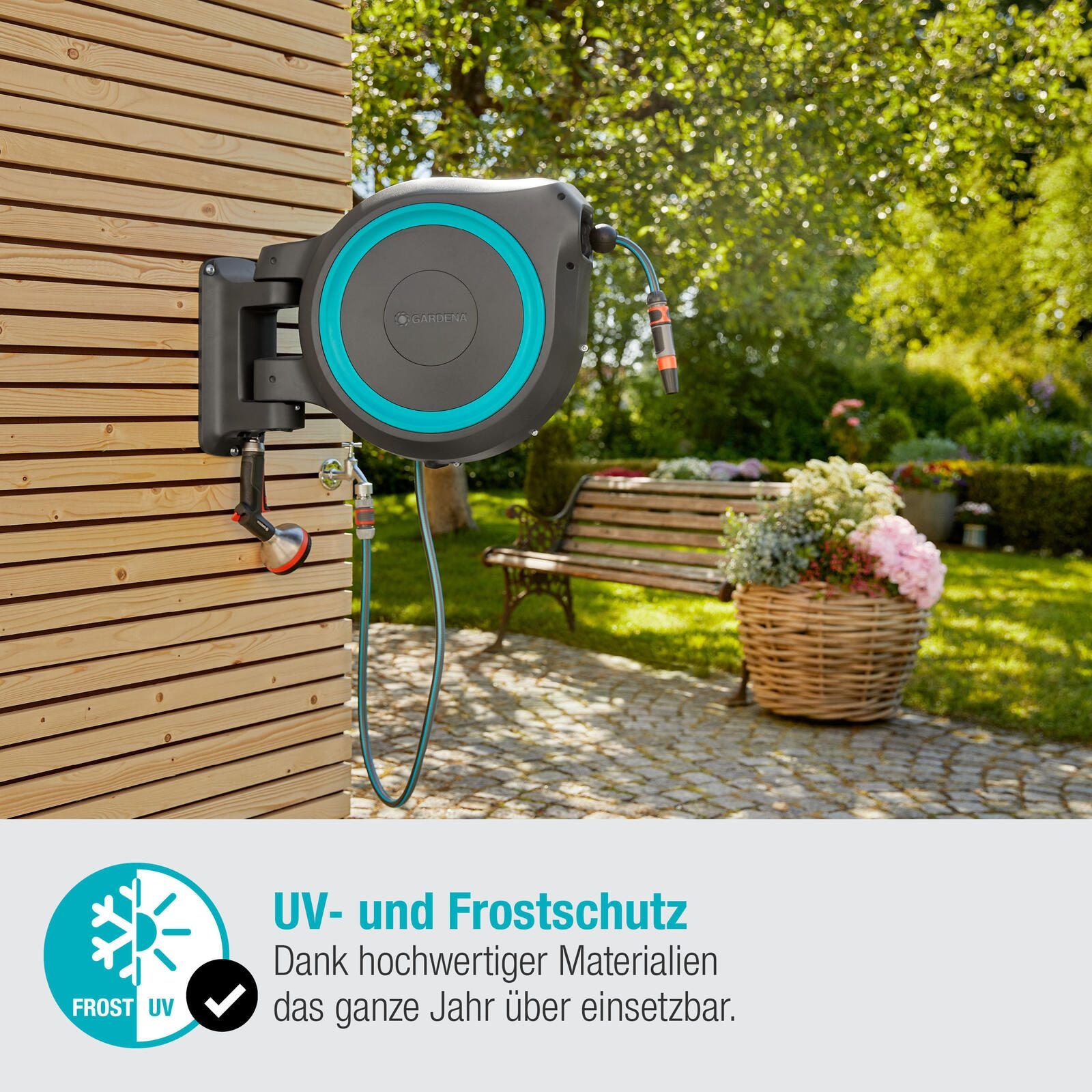 GARDENA Schlauchbox RollUp M/L 25 m