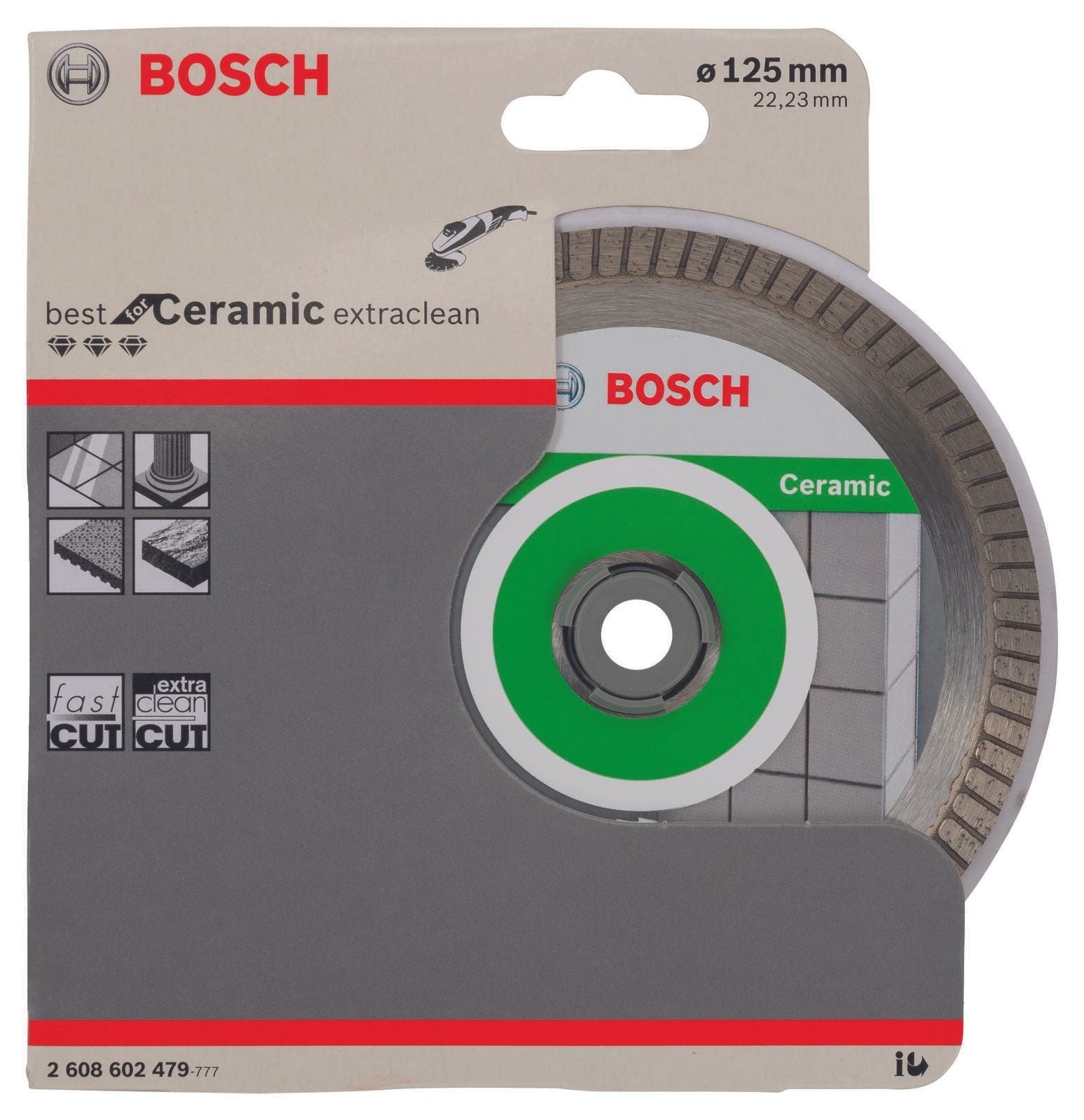 BOSCH Diamant-Trennscheibe Best Ceramic Turbo