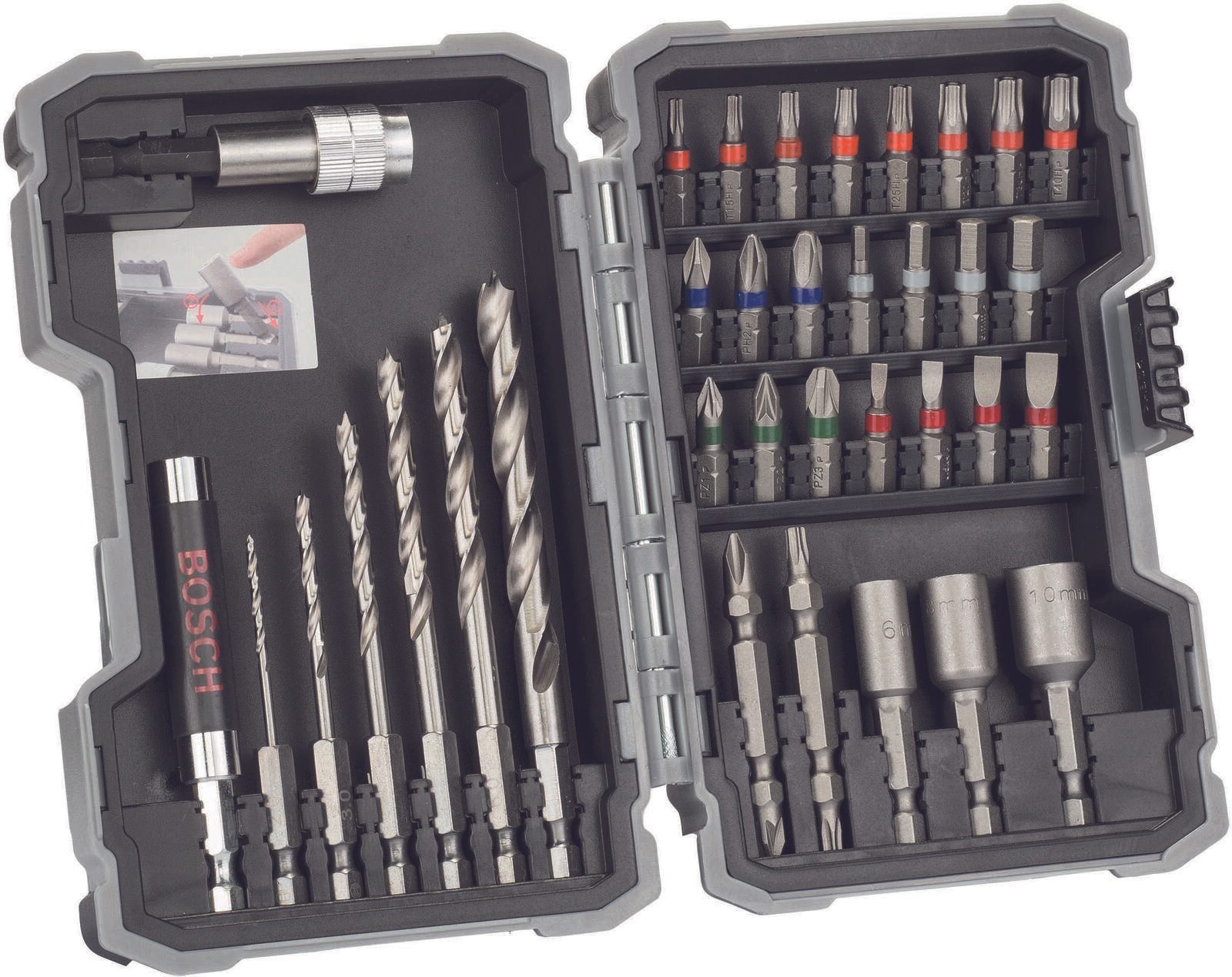 BOSCH Bohrer- und Bit-Set 35-teilig