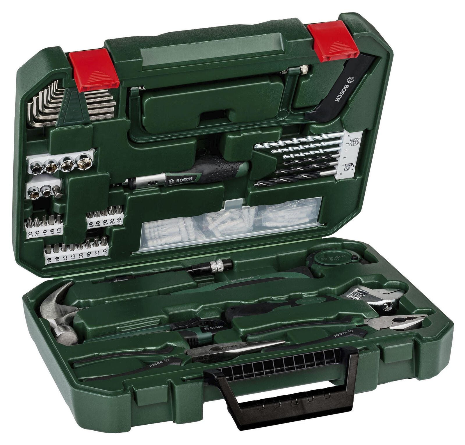 BOSCH Universal-Set Promoline Werkzeugkoffer 111-teilig