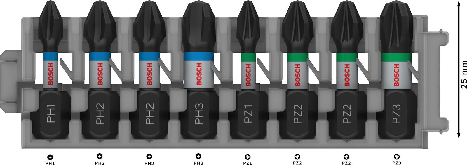 BOSCH Bit-Set Impact Control 8-teilig