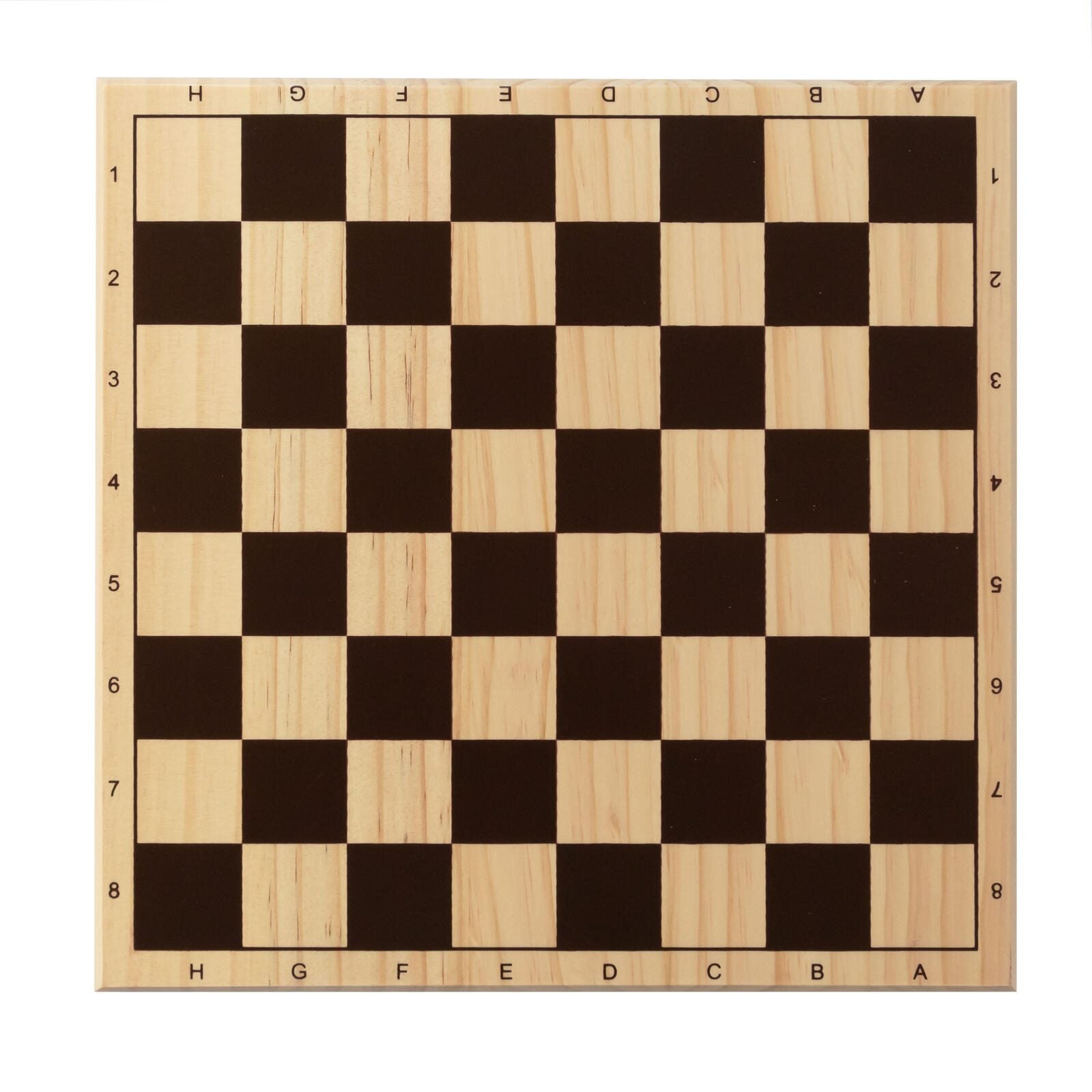 Idena 2in1 Schach und Dame Brettspiel