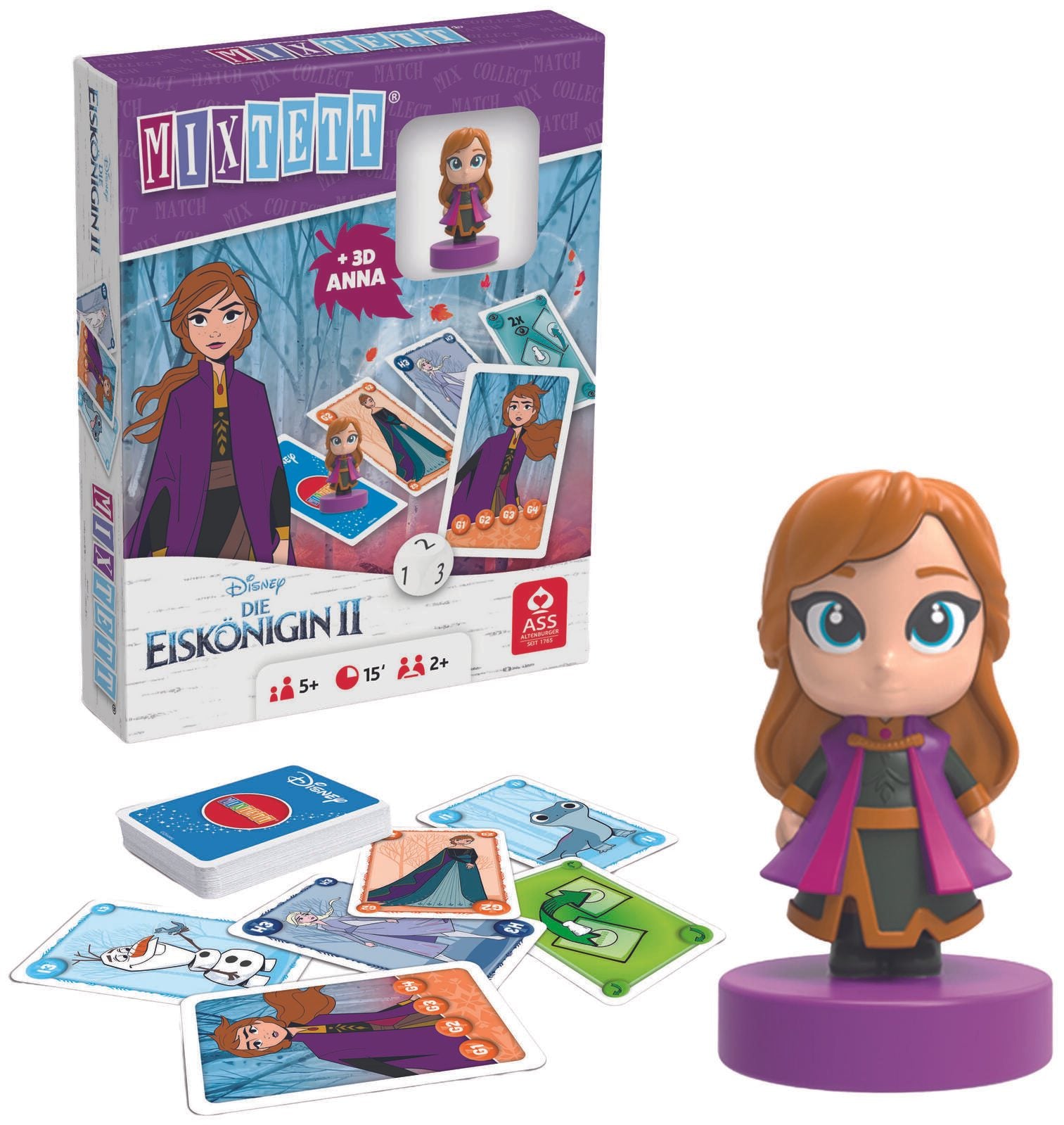 ASS ALTENBURGER Mixtett - Disney Die Eiskönigin Anna Kartenspiel