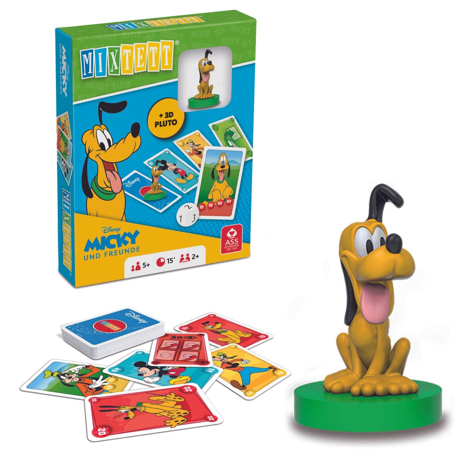 ASS ALTENBURGER Mixtett - Disney Mickey Mouse Pluto Kartenspiel