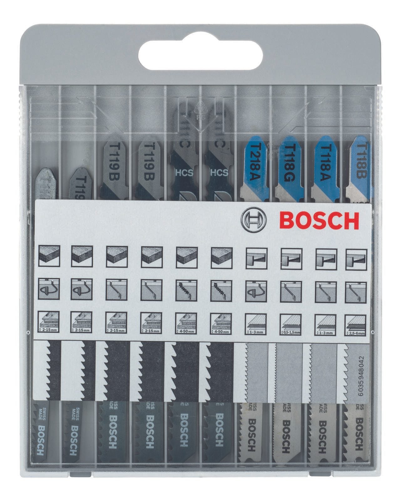 BOSCH Basic for Metal and Wood Stichsägeblätter-Set 10-teilig