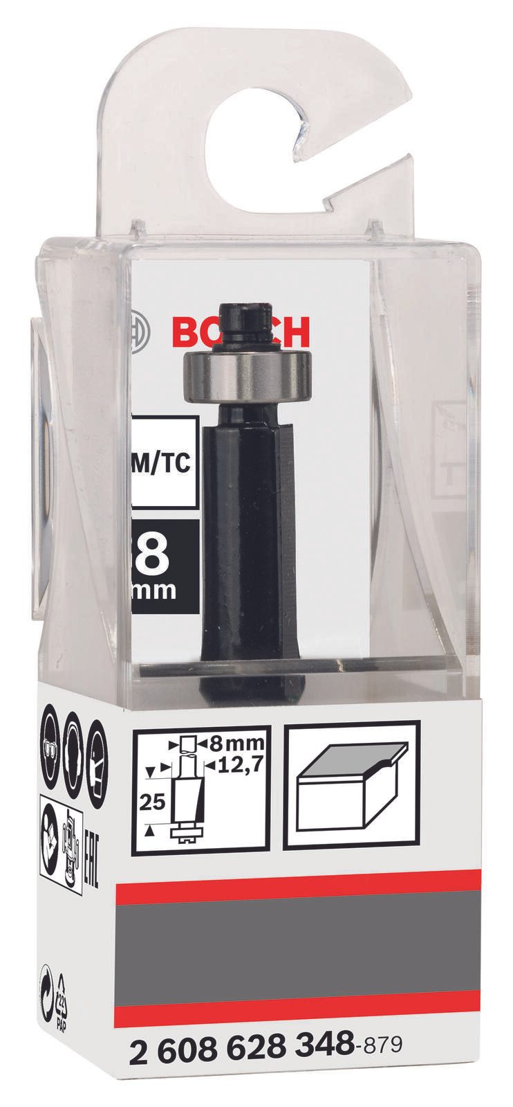 BOSCH Bündigfräser Standard for Wood 1-teilig