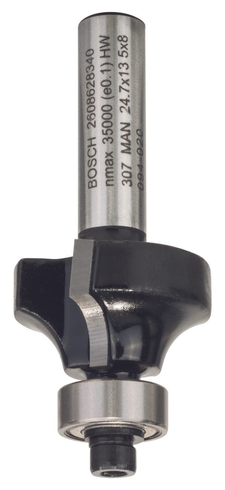 BOSCH Abrundfräser Standard for Wood 1-teilig