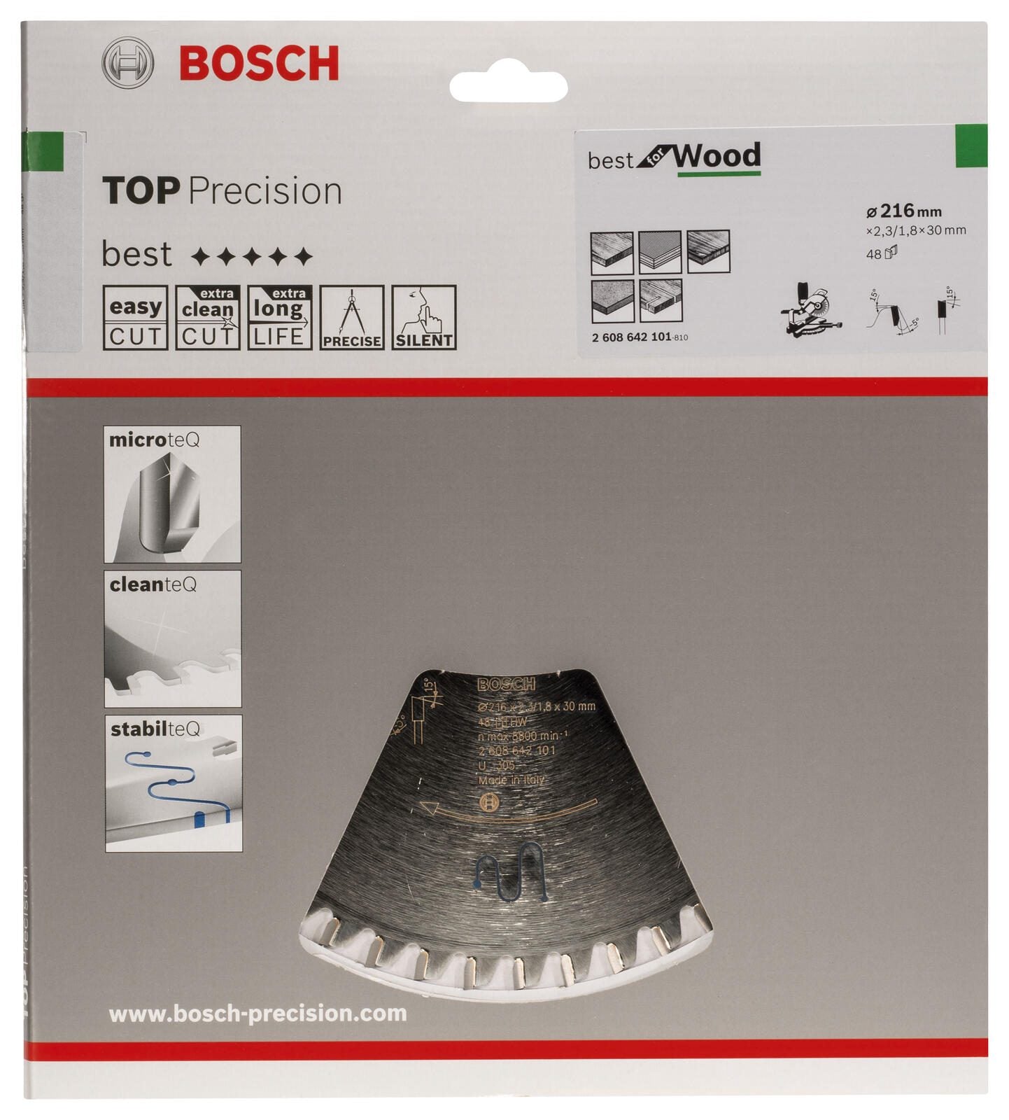 BOSCH Best for Wood Kreissägeblatt 1 St.